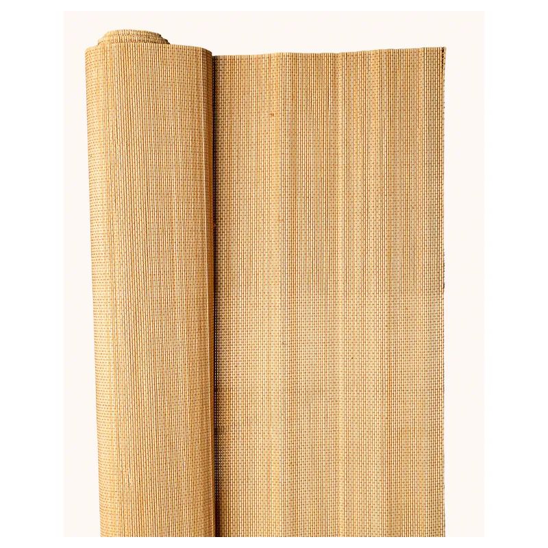 Natte bambou latte tissé rayure revetement naturel – Image 4