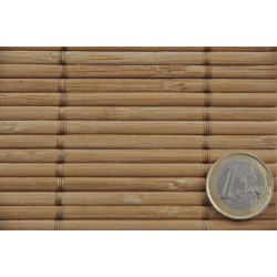 Natte bambou revêtement mural naturel 4.5mm Fumé