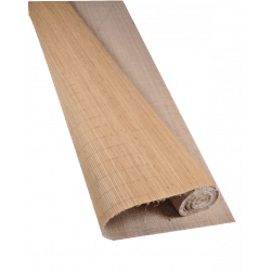 Natte bambou revêtement mural naturel 4.5mm Fumé – Image 2