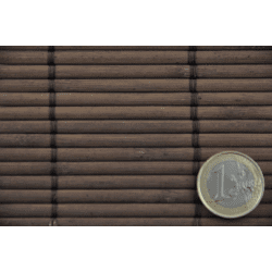 Tatami bambou revêtement mural naturel 4.5mm Wengé