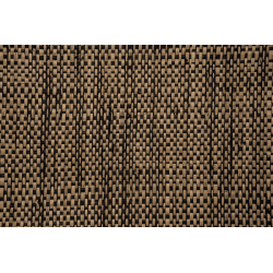 Tissage Raphia Bicolore Maille Fine couleur Naturelle et Charbon