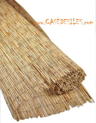 Palissade bambou pelé paillon à fil plastifié L500 x H200cm