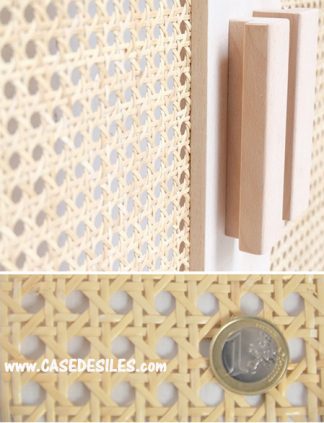 Cannage rotin demi maille éclisse de Moelle 60cm