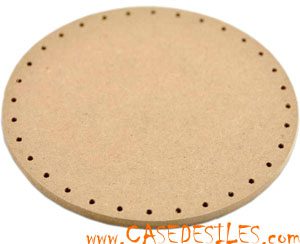 Fond à canner en médium rond D15