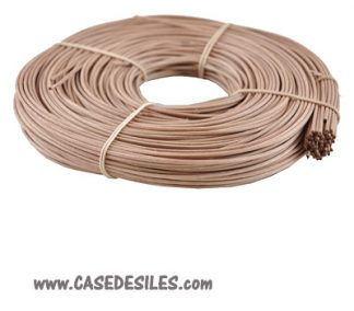 Moelle rotin coloree rose 2mm couronne 250g