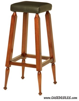Tabouret de bar en bois style marine MF172