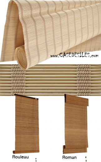 Stores en bambou exotique DI-TC12-1