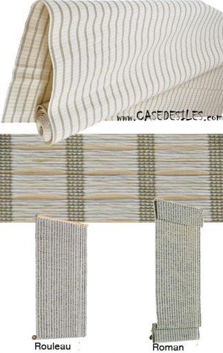 Stores en paille cellulose naturelle intérieur X005