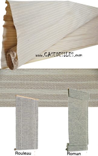 Stores pailles naturelles cellulose exotiques M009