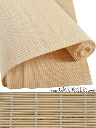 Tissage bambou décoration mural naturel TG3