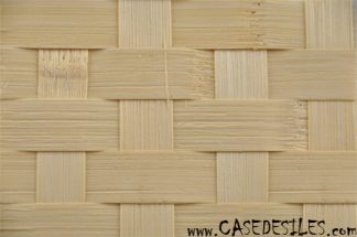 Tissage raphia lattes dessin droit revêtement mural